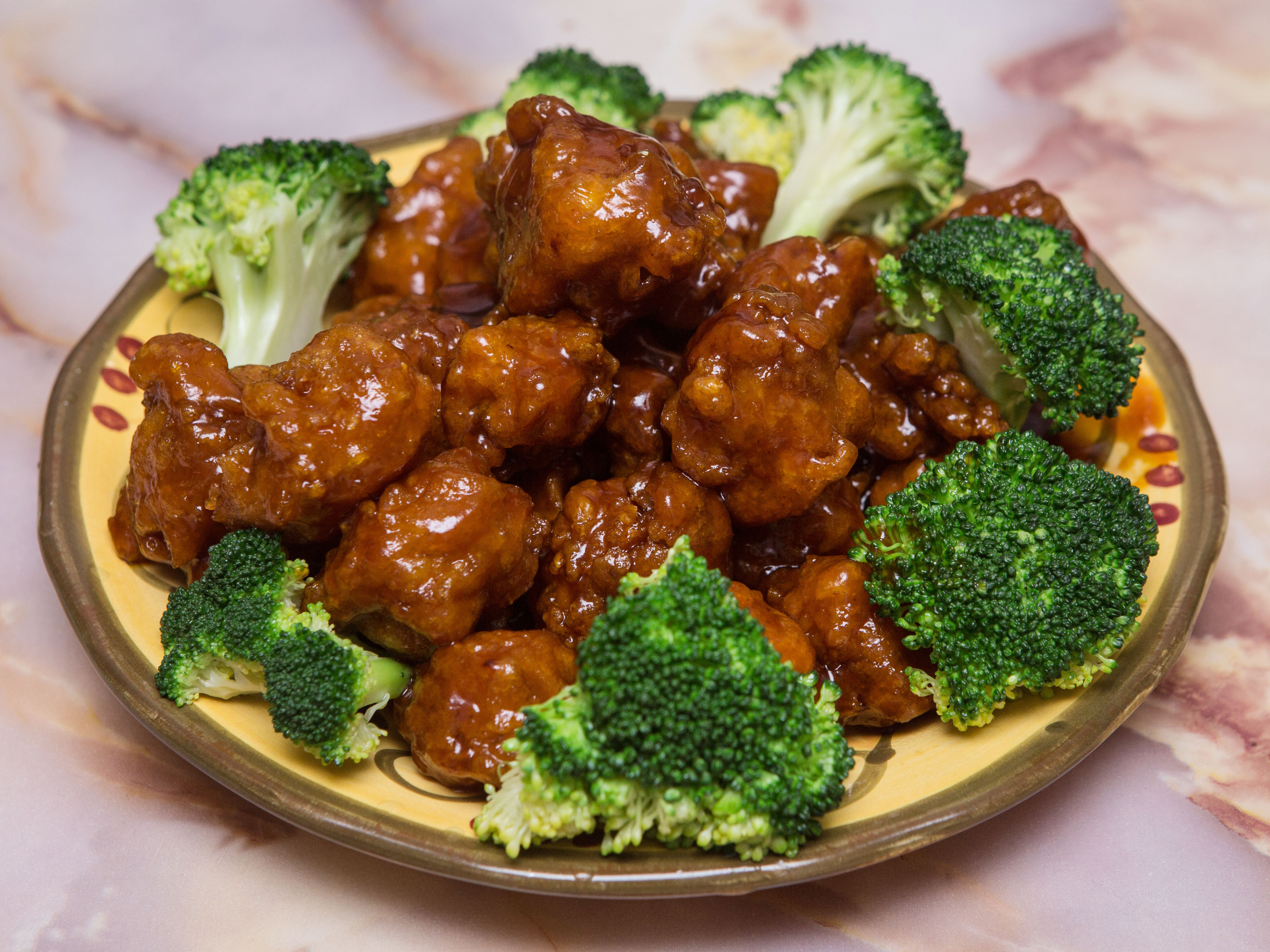 Order S8. General Tso's Chicken food online from New Jin Xin store, Brooklyn on bringmethat.com
