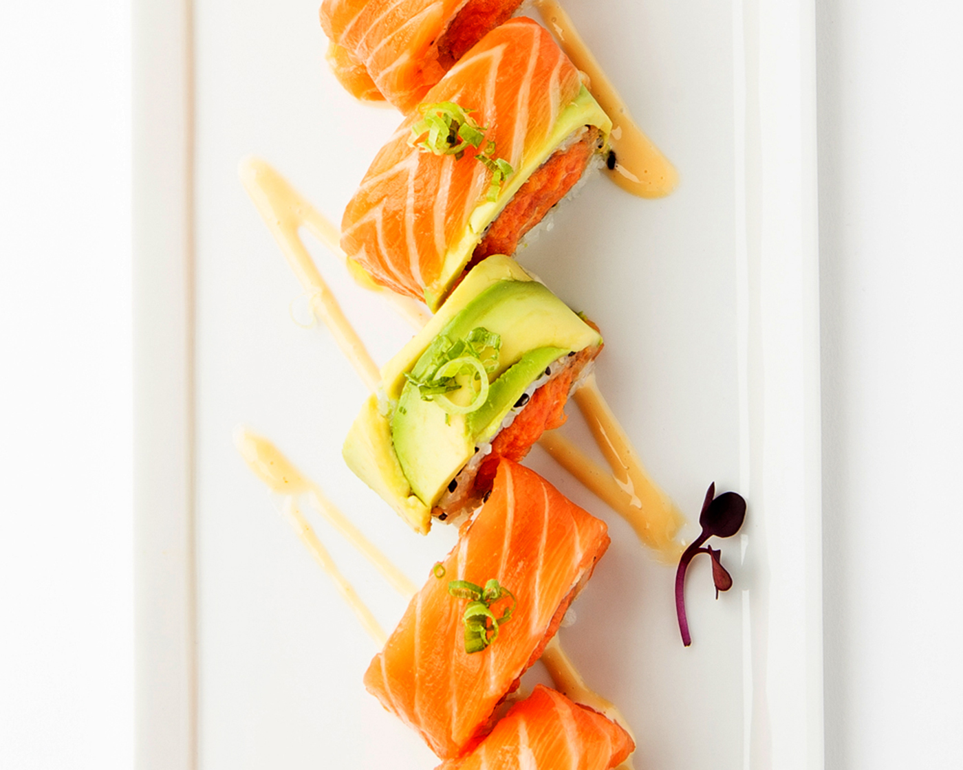 Order Sunkissed Roll  food online from Kabuki Japanese Restaurant - Oxnard store, Oxnard on bringmethat.com