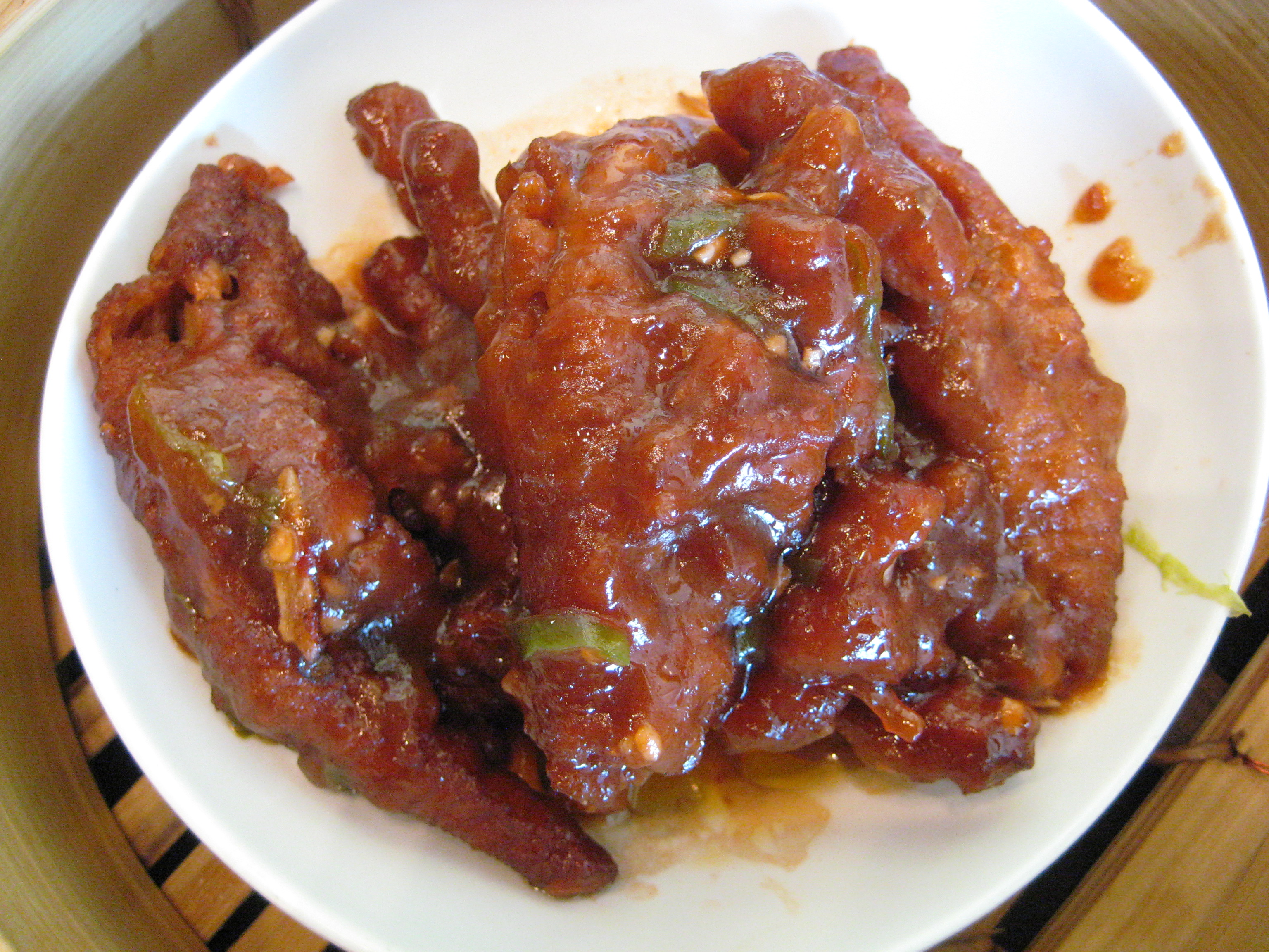Order Chicken Feet with Black Bean Sauce 豉汁蒸鳯爪 food online from Street Food Cafe store, San Mateo on bringmethat.com
