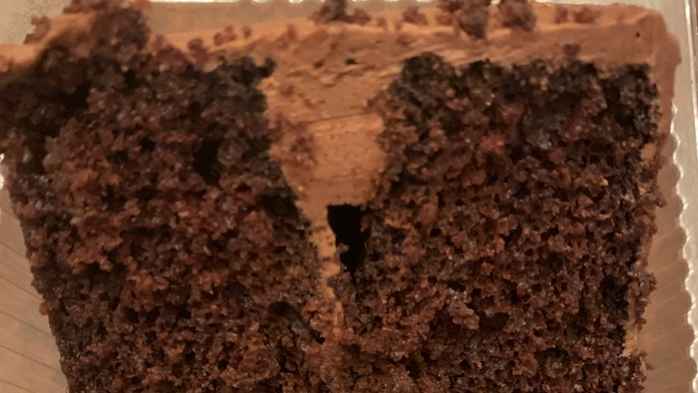 Order Double Chocolate Cake Slice food online from Munch Hut Deli & Store store, Athens on bringmethat.com