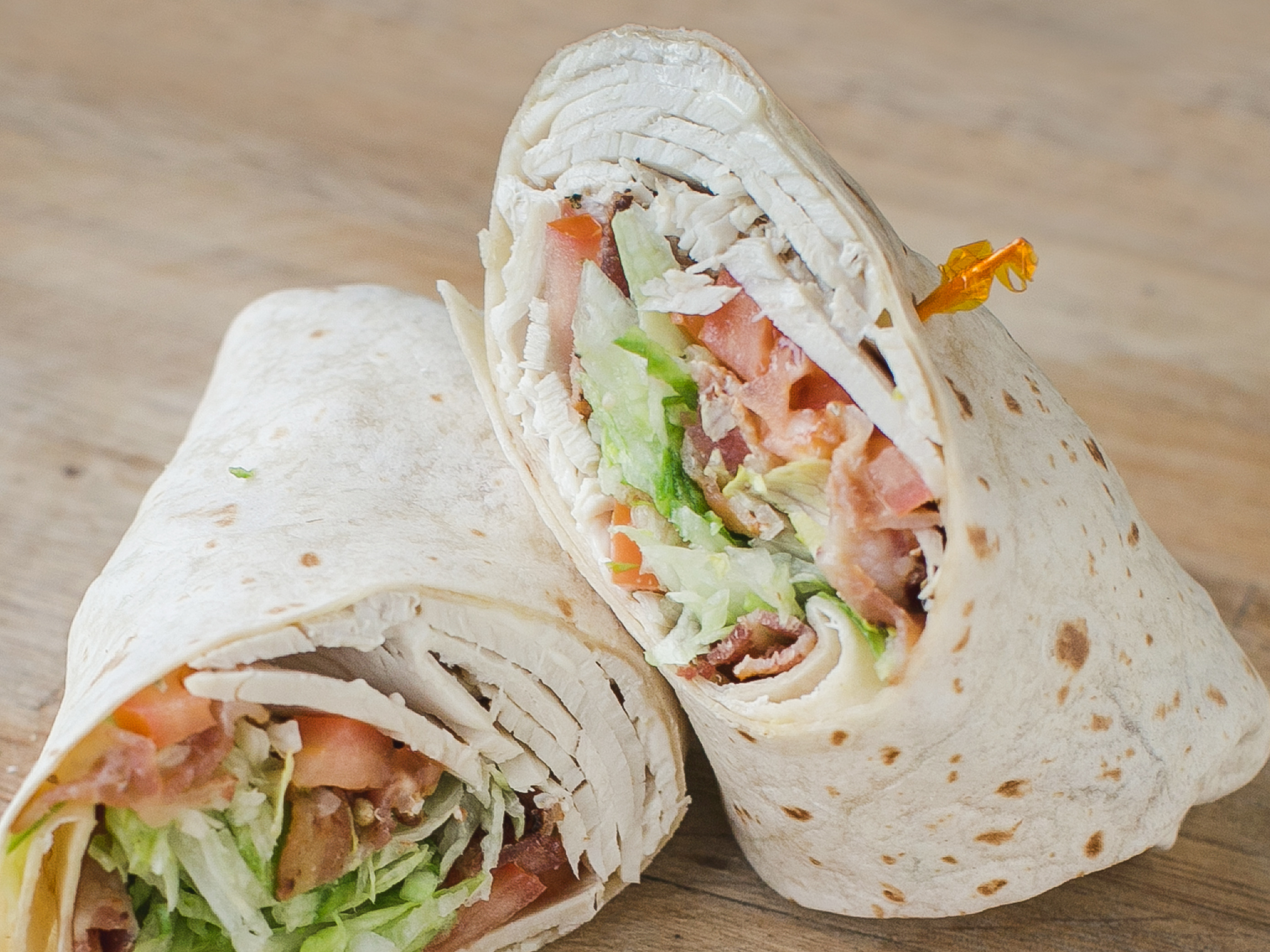 Order Turkey BLT Wrap food online from Vic & Deans Pizzeria Grill store, Wayne on bringmethat.com