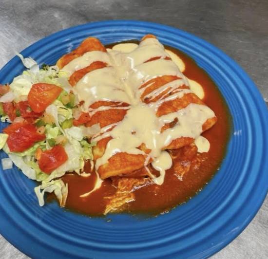 Order Enchiladas food online from Tios Mexican Cafe store, Columbia on bringmethat.com