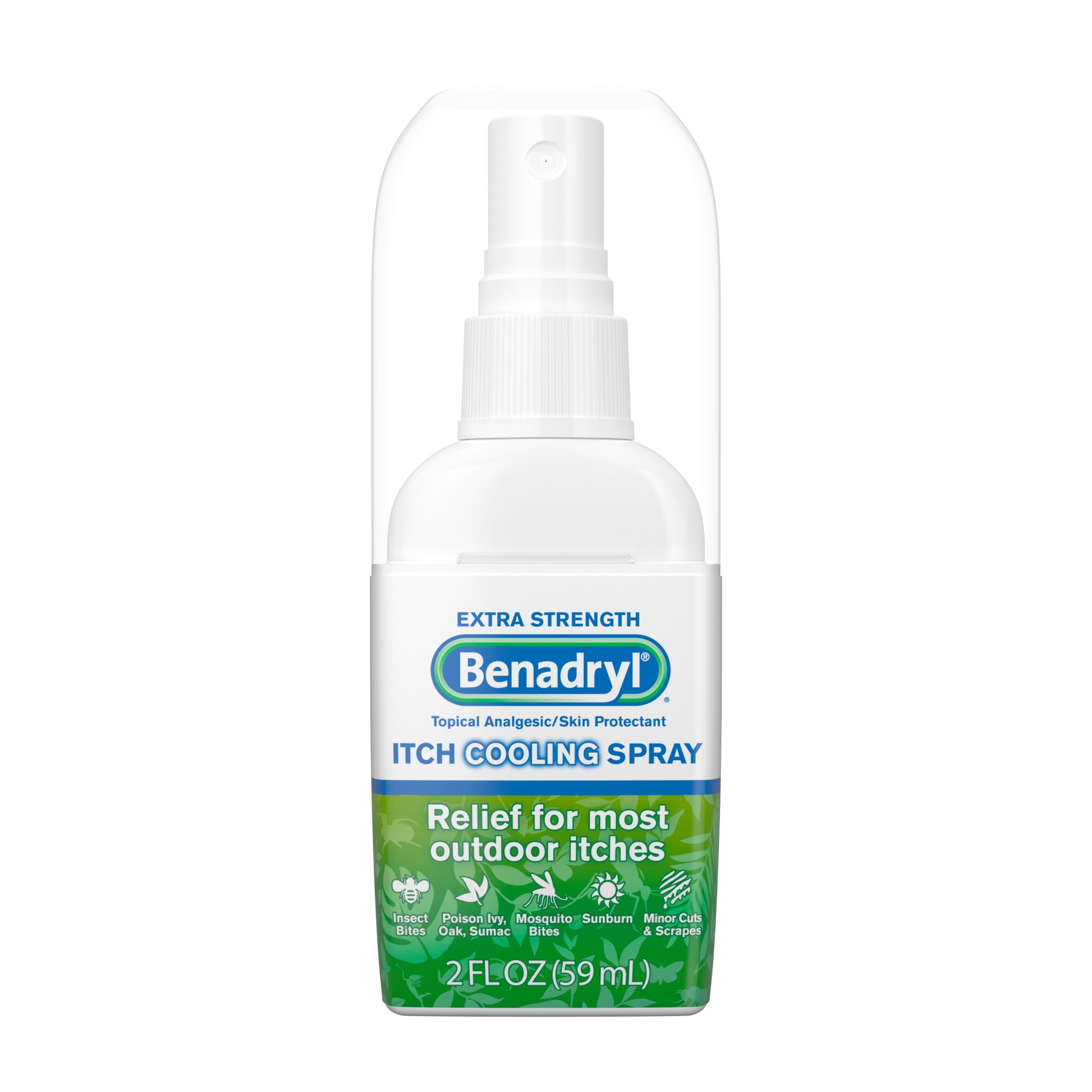 Order Benadryl Extra Strength Anti-Itch Cooling Spray - Travel Size, 2 fl oz food online from Rite Aid store, Aston on bringmethat.com