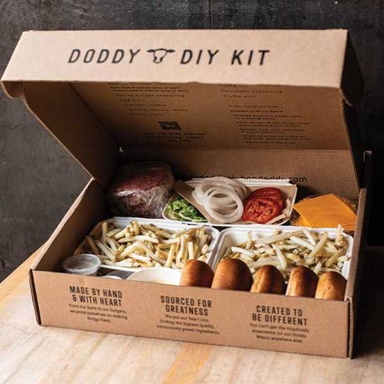 Order Doddy DIY Burger Kit food online from Hopdoddy Burger Bar store, Houston on bringmethat.com