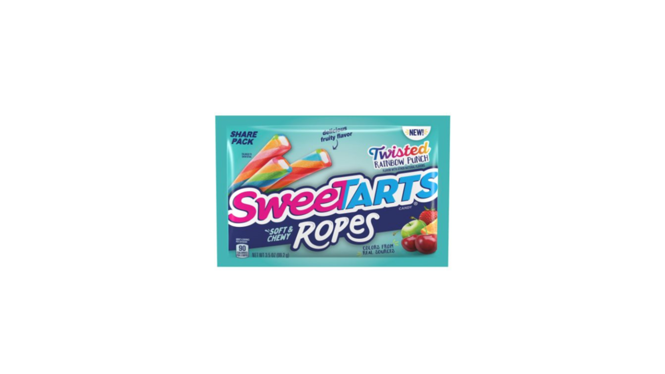 Order Sweetarts Ropes Twisted Rainbow 3.5 oz food online from Rebel store, Antioch on bringmethat.com