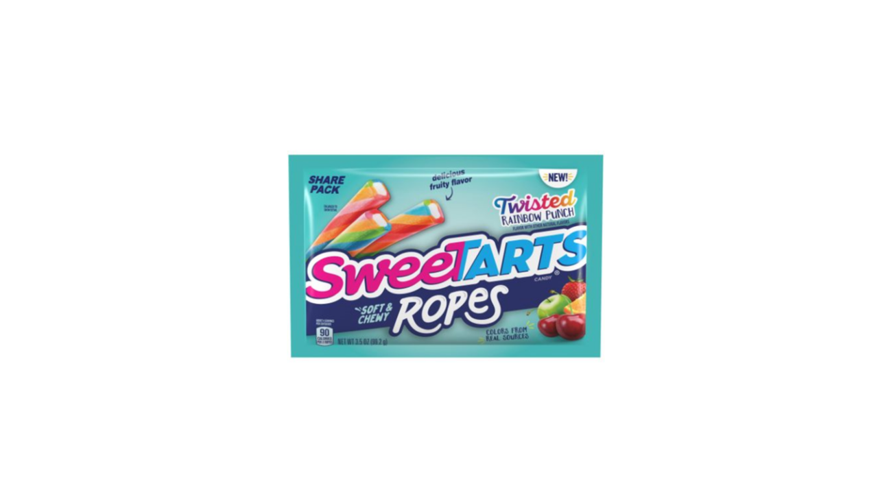 Order Sweetarts Ropes Twisted Rainbow 3.5 oz food online from Rebel store, Las Vegas on bringmethat.com