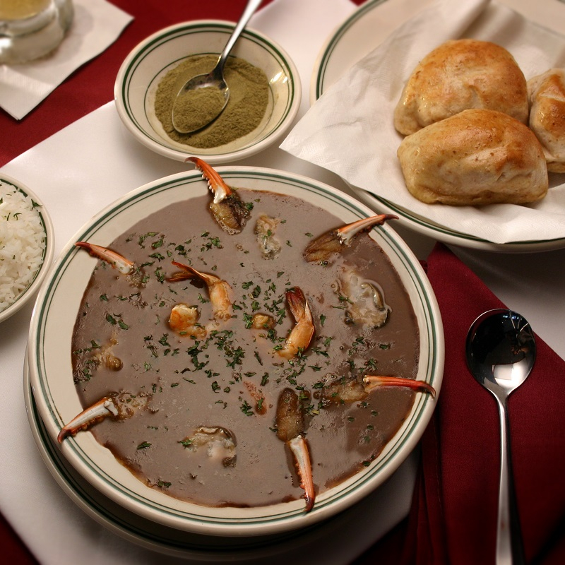 Order Bowl of Seafood Gumbo food online from Poorboy's Riverside Inn store, Broussard on bringmethat.com