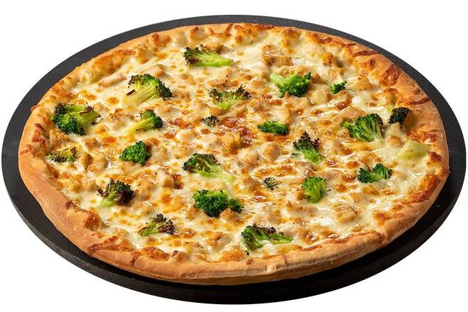 Order Chicken & Broccoli Specialty Pizza food online from Amili's Pizzeria store, Plum on bringmethat.com