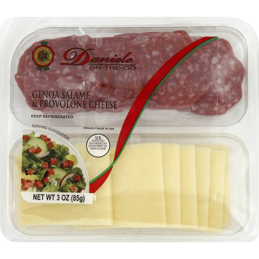 Order Daniele Genoa Salame & Provolone (3 OZ) 103479 food online from BevMo! store, Milpitas on bringmethat.com