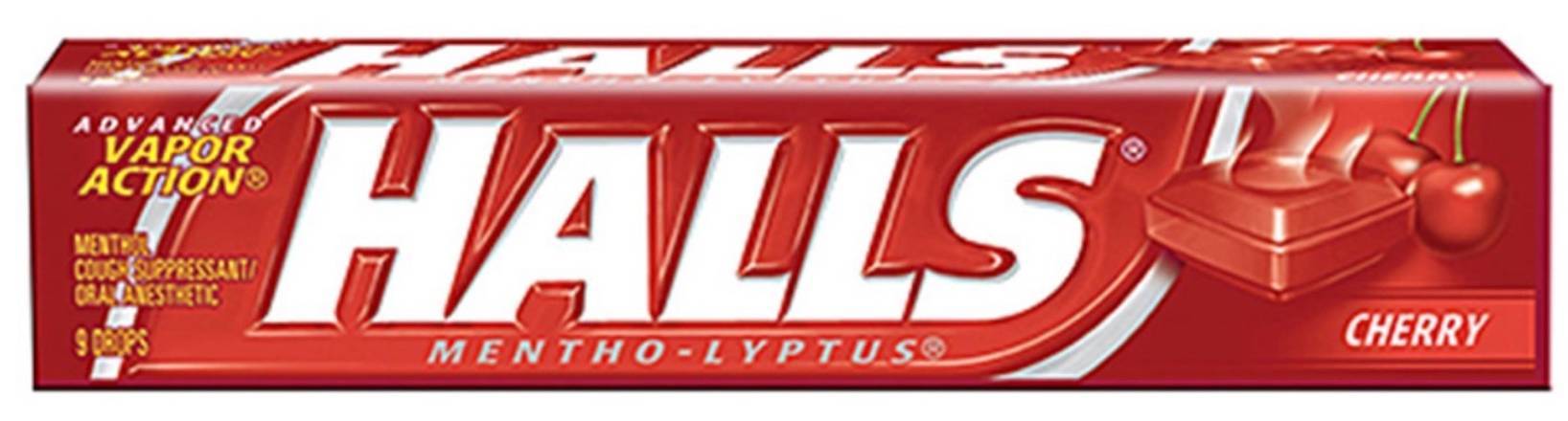 Order Halls Cherry 9 pc food online from Extra Mile 3062 store, Vallejo on bringmethat.com
