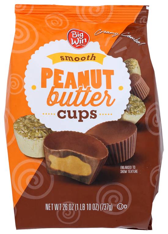 Order Big Win Candy Peanut Butter Cups (26 oz) food online from Rite Aid store, Yamhill County on bringmethat.com