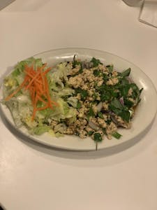 Order Larb Chicken food online from Chillin Thai Cuisine store, El Monte on bringmethat.com