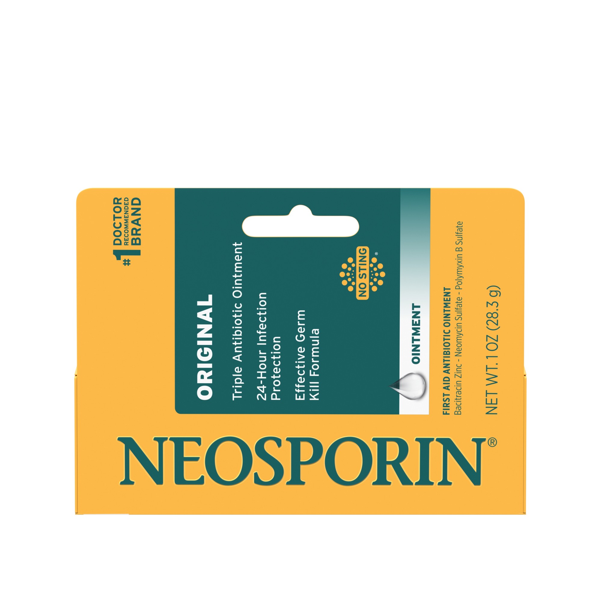 Order Neosporin Original First Aid Antibiotic Bacitracin Ointment - 1 oz food online from Rite Aid store, ELMIRA on bringmethat.com