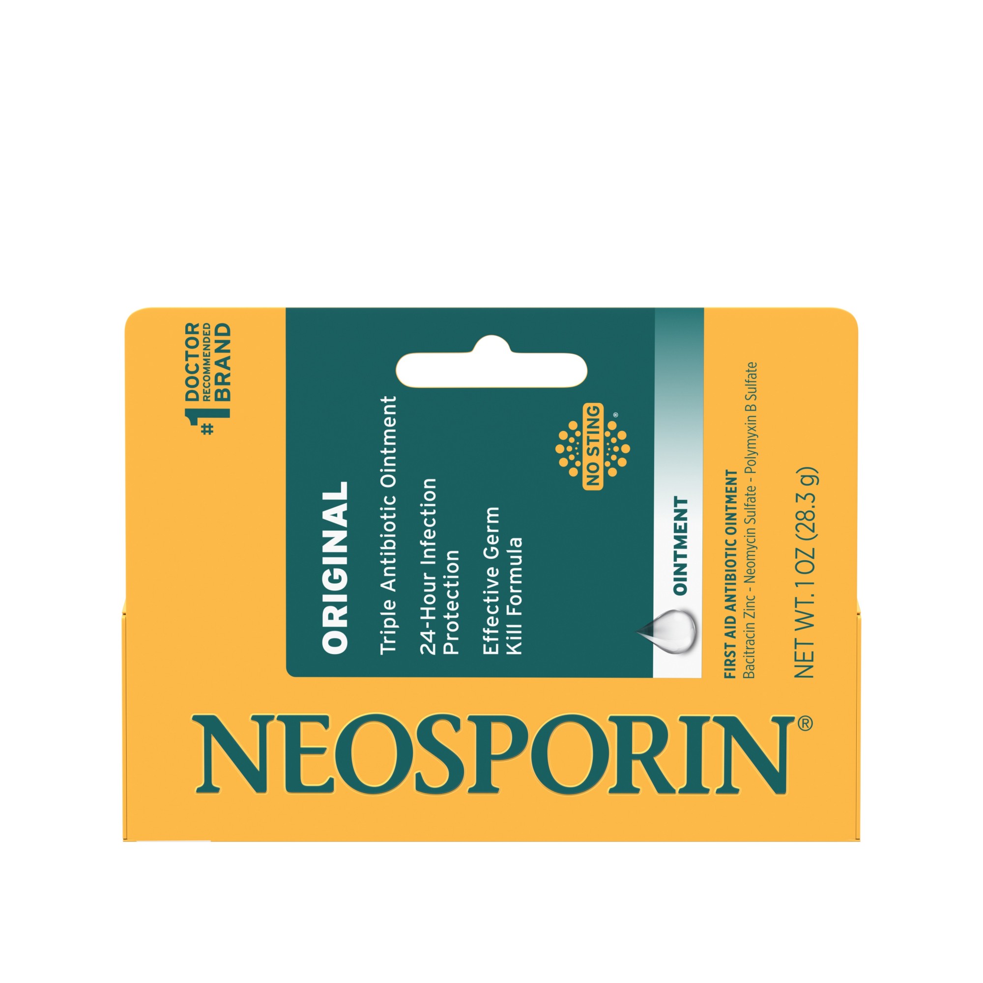 Order Neosporin Original First Aid Antibiotic Bacitracin Ointment - 1 oz food online from Rite Aid store, Redwood City on bringmethat.com