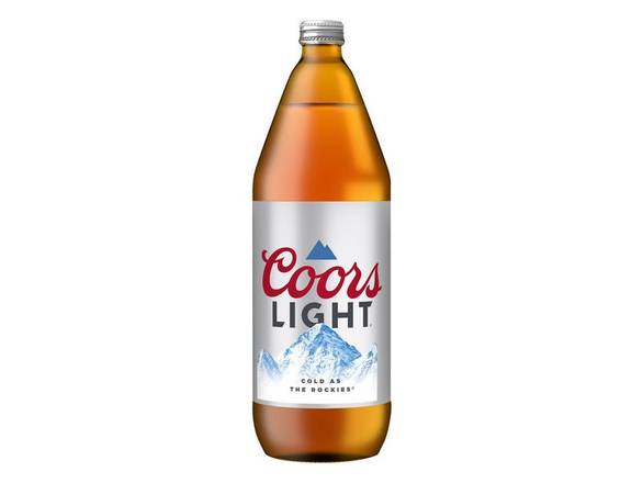 Order Coors Light American Lager Beer - 40oz Bottle food online from Liquor & Tobacco store, Batavia on bringmethat.com