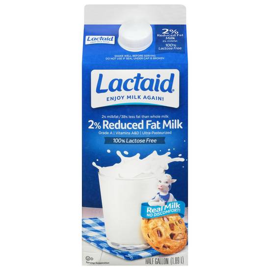 Order Lactaid 2% Reduced Fat Milk, 64 OZ food online from CVS store, LA QUINTA on bringmethat.com