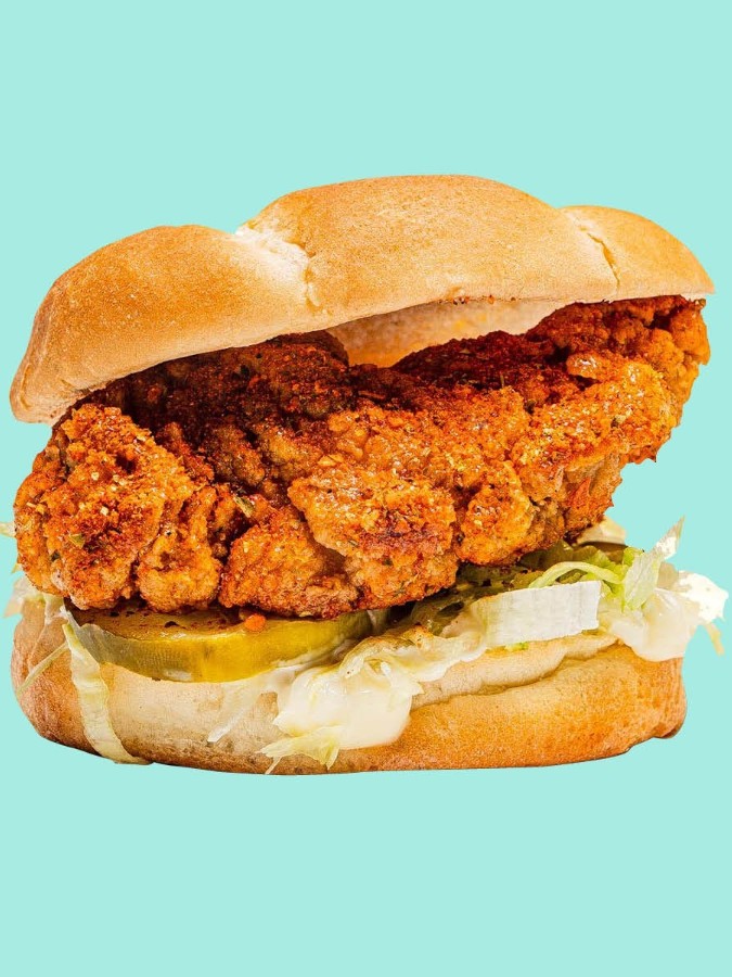 Order Nashville Hot Chicken Tender Sandwich food online from Burn Burger store, Nashville on bringmethat.com