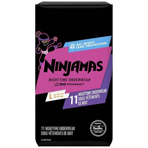 Order Ninjamas Nighttime Bedwetting Underwear Girl Large/XL - 11.0 ea food online from Walgreens store, Garden Grove on bringmethat.com