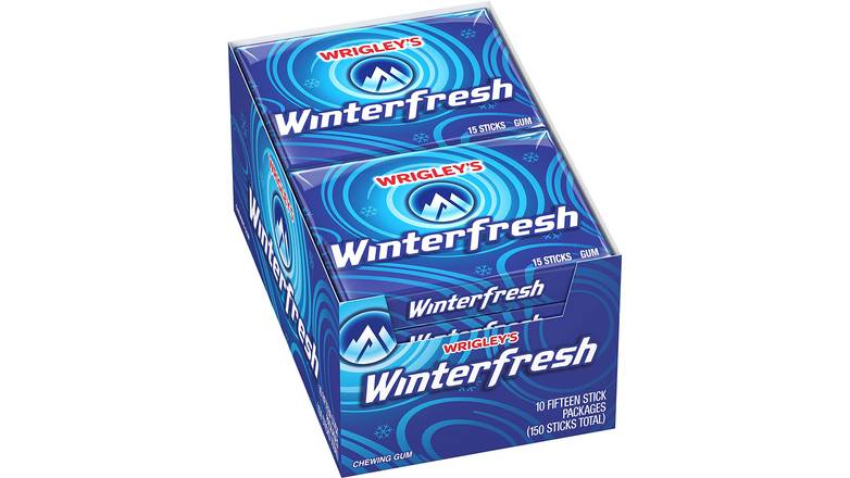 Order Wrigley's Winterfresh Gum Pack of 10 food online from Route 7 Food Mart store, Norwalk on bringmethat.com
