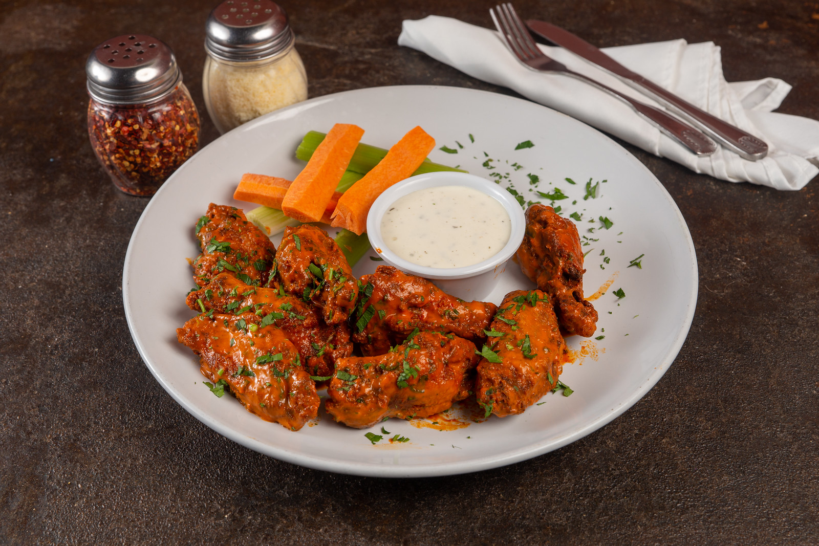Order Buffalo Wings food online from Buono Authentic Pizzeria store, Long Beach on bringmethat.com