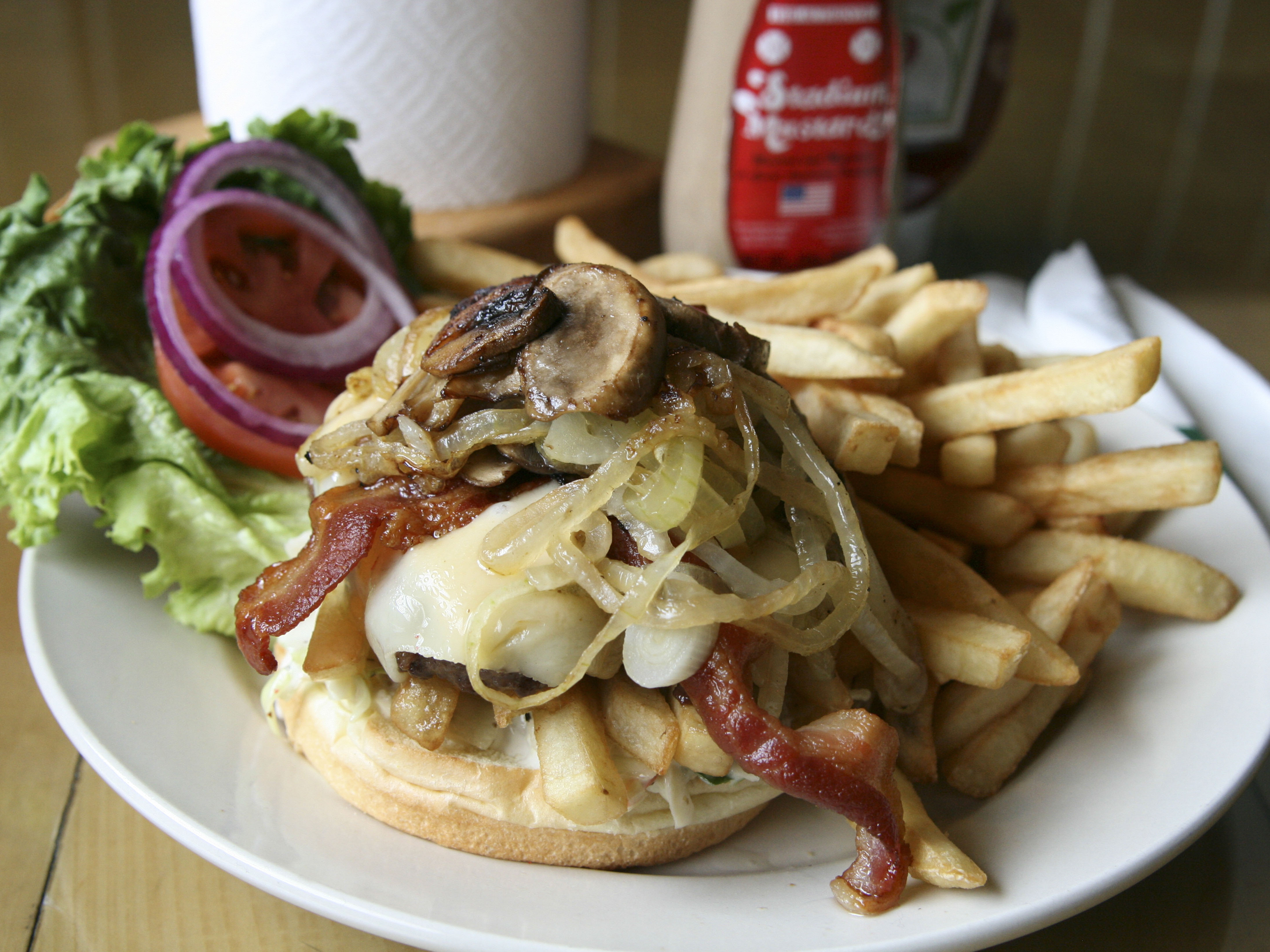 Order Garbage Burger food online from Cleats Club Seat Grille Old Brooklyn store, Cleveland on bringmethat.com