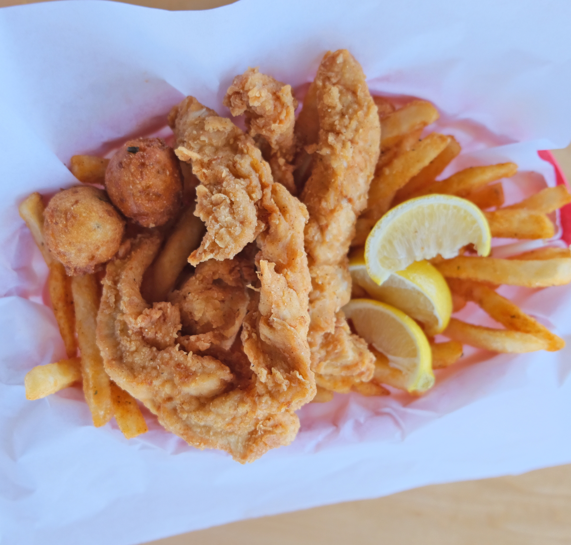 Order Chicken Tenders Basket food online from The Catch store, Oklahoma City on bringmethat.com