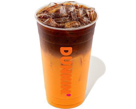 Order Iced Peanut Butter Cup Macchiato food online from Dunkin store, Pelham on bringmethat.com