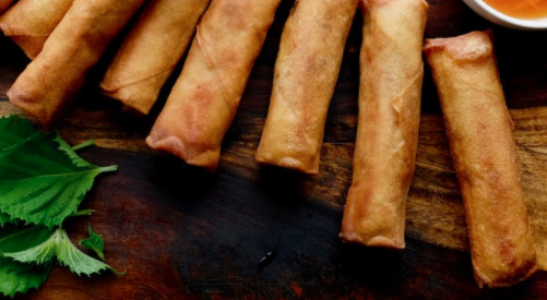 Order Spring Rolls food online from Mazaa Indian Kitchen store, Pittsburgh on bringmethat.com