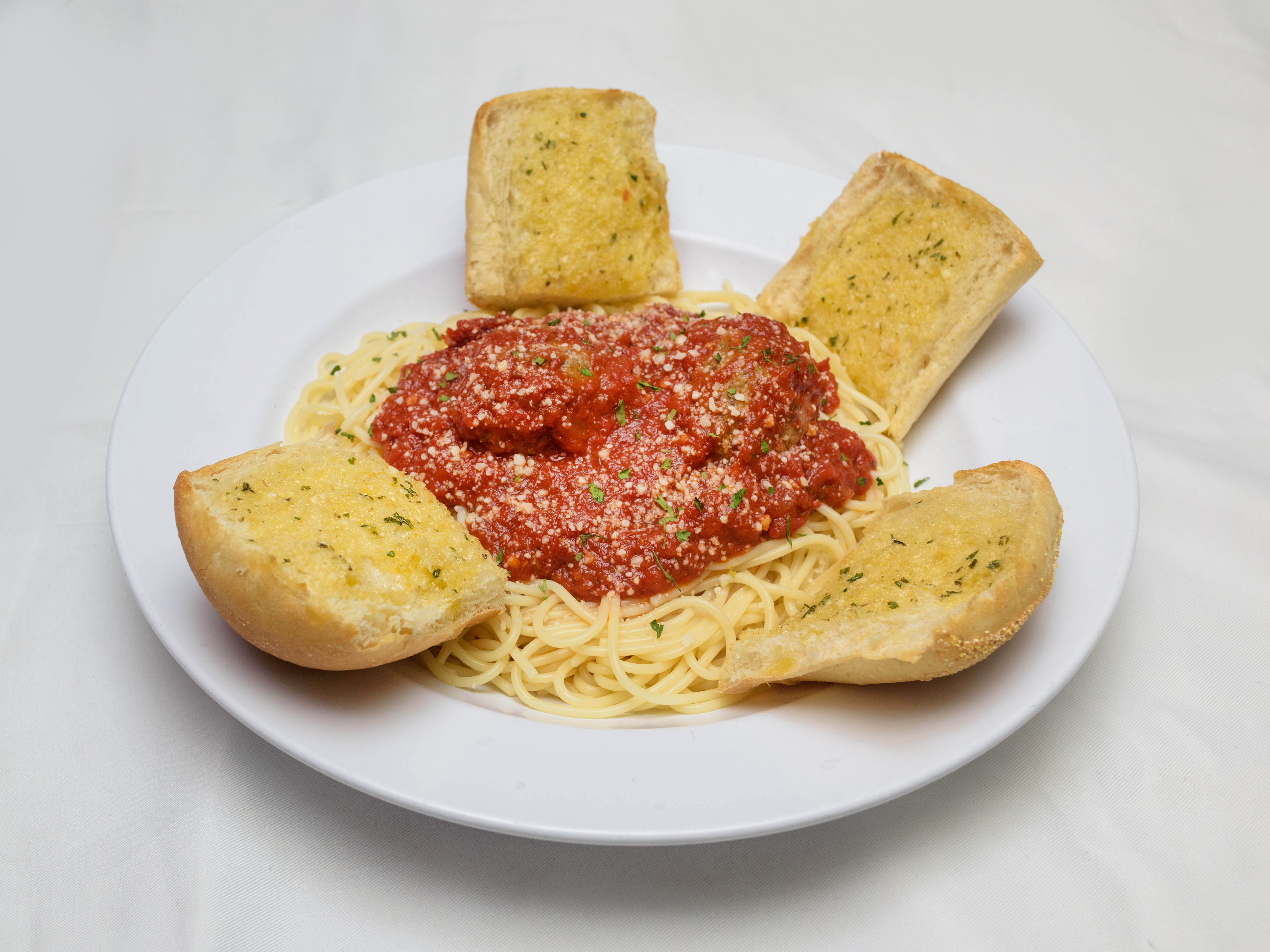 Order Spaghetti with Meatballs food online from Pizza Italia store, Libertyville on bringmethat.com