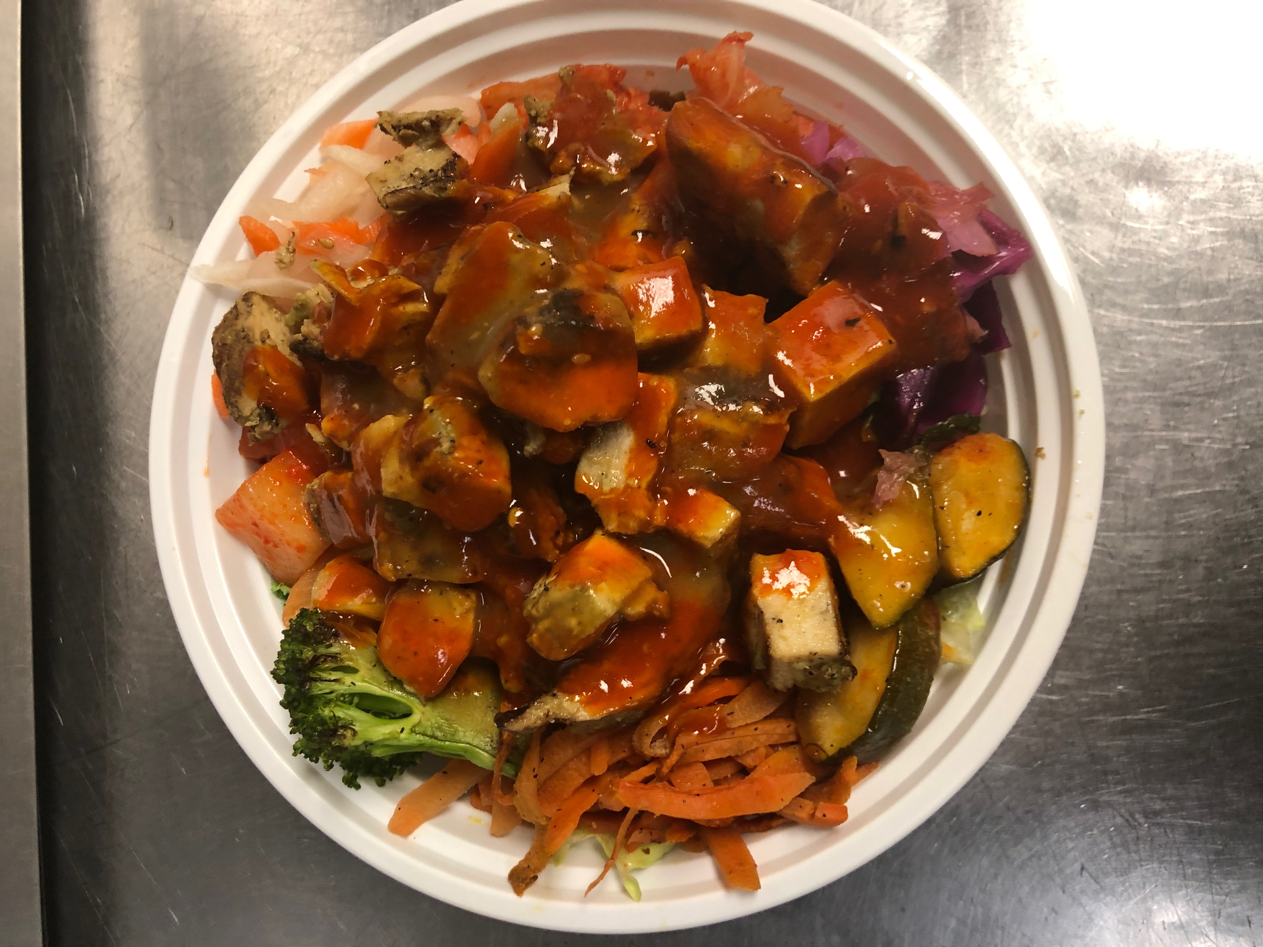 Order Spicy Grilled Chicken Bowl food online from Kimchi grill store, Brooklyn on bringmethat.com