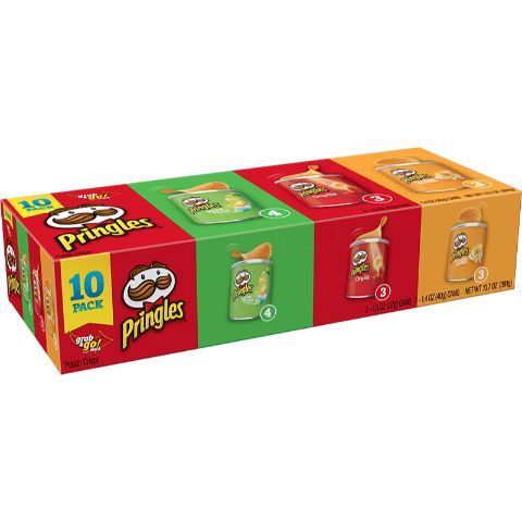 Order Pringles Grab & Go Variety Pack 10 Count food online from 7-Eleven store, Newburyport on bringmethat.com