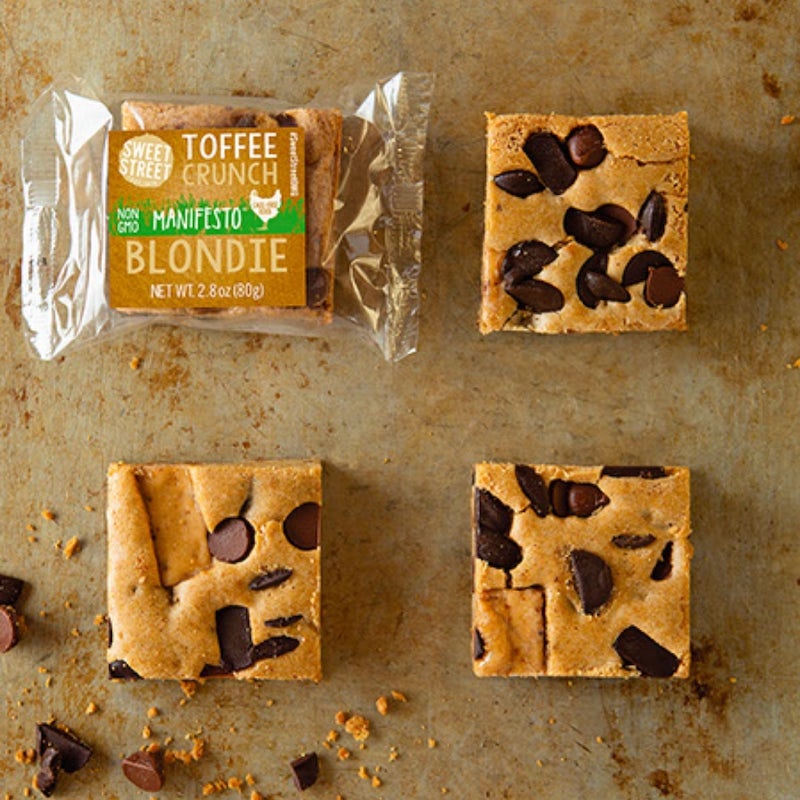 Order Toffee Crunch Blondie food online from Rubio's Fresh Mexican Grill store, Adelanto on bringmethat.com