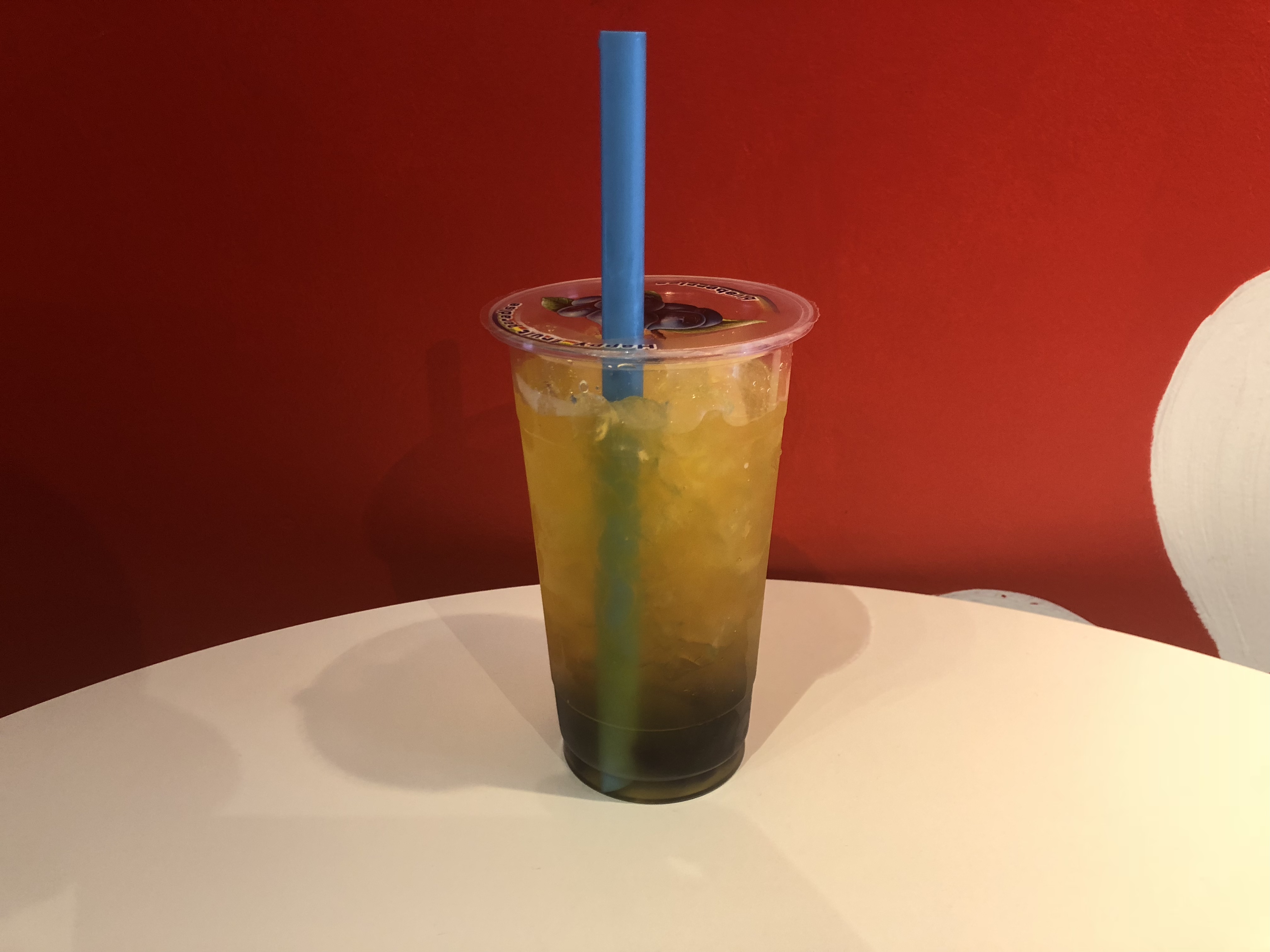 Order Passion Fruit Bubble Tea food online from Rice Thai To Go store, Southington on bringmethat.com