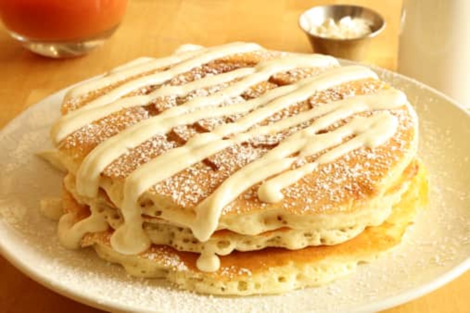Order Cinnamon Roll Pancakces food online from Buttermilk store, Naperville on bringmethat.com