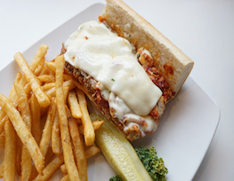 Order Eggplant Parm Sandwich food online from Zazzo'S Pizza store, Westmont on bringmethat.com