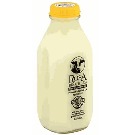Order Rosa Brothers Milk - Banana 32 oz food online from IV Deli Mart store, Goleta on bringmethat.com