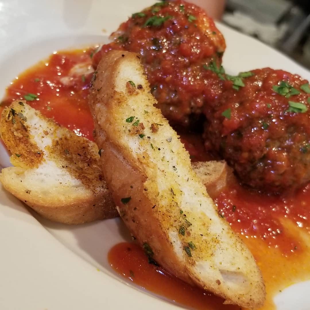 Order Side of Meatballs - 4 Pieces food online from Naples Pizza and Restaurant store, Toms River on bringmethat.com