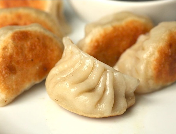 Order 11. Fried Dumpling (Pork) food online from Good Taste Restaurant store, Ramsey on bringmethat.com