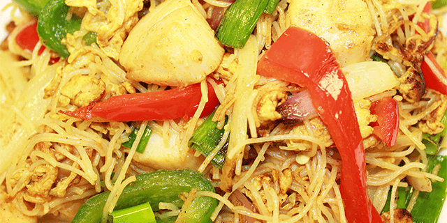 Order SINGAPORE RICE NOODLES food online from Sushi Iwa store, Apex on bringmethat.com