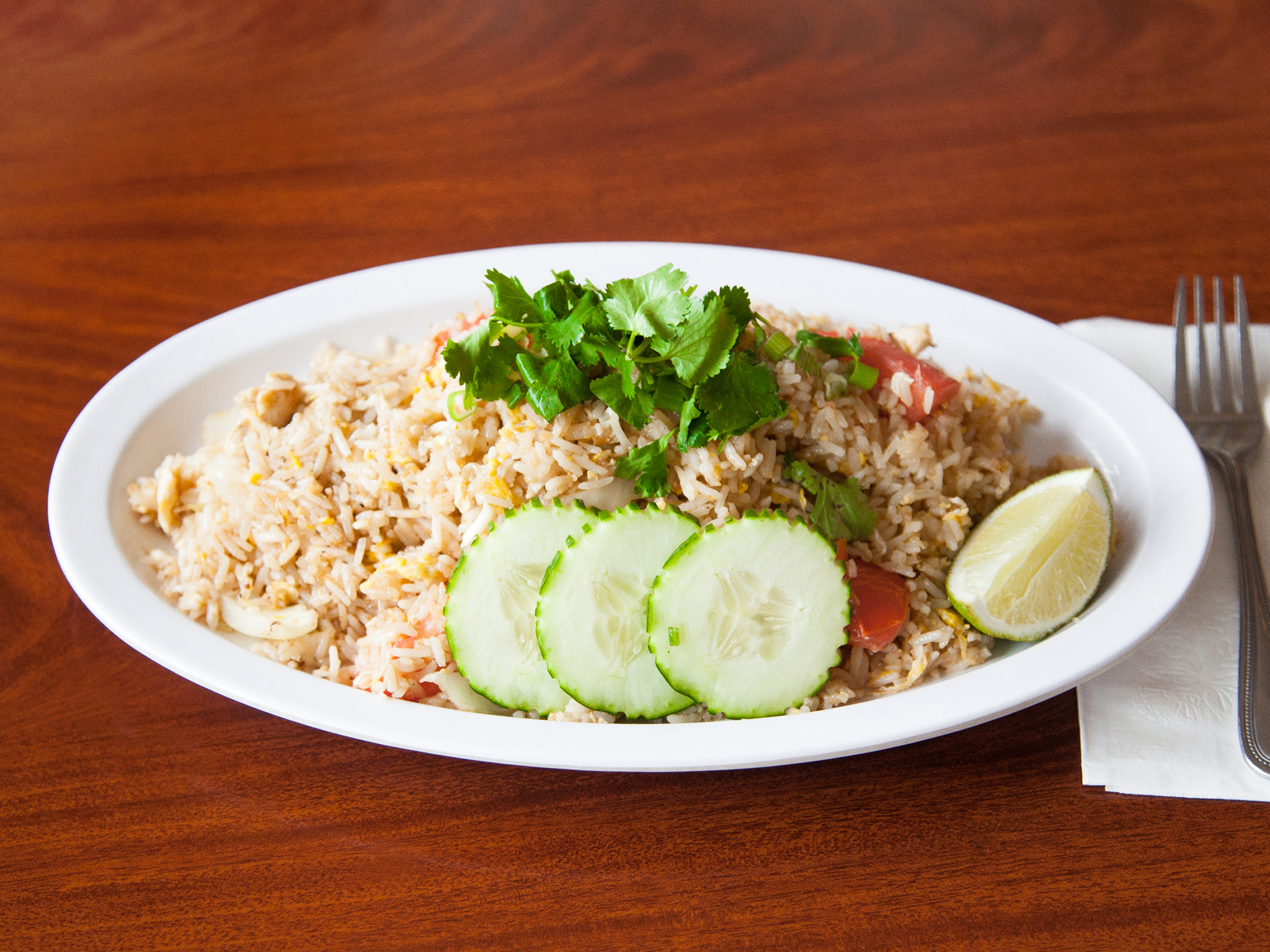 Order 60. Thai Fried Rice food online from Grandmas Thai Kitchen store, Sherman Oaks on bringmethat.com