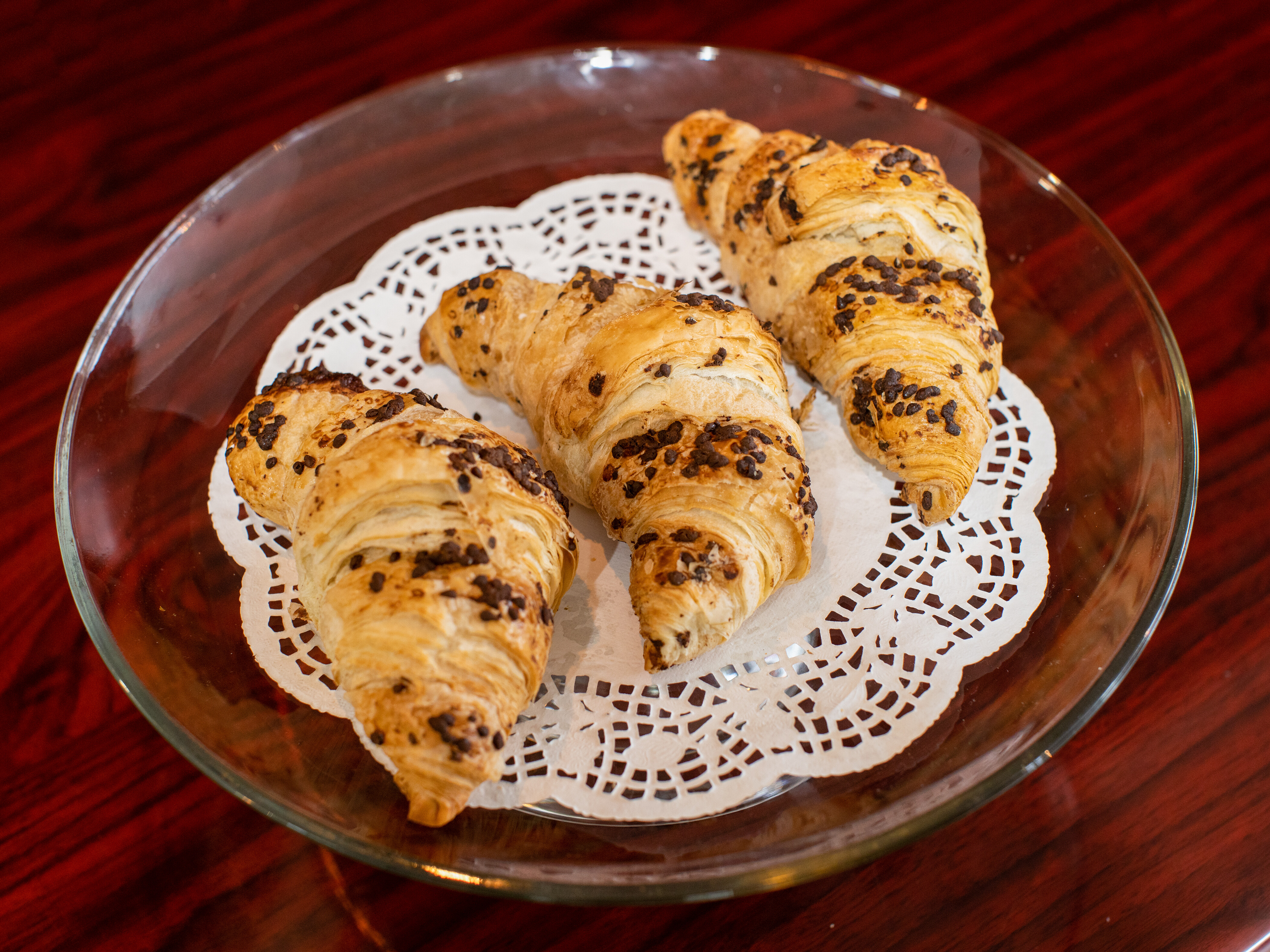Order Chocolate Croissant food online from Fortissimo Coffee House store, Worcester on bringmethat.com