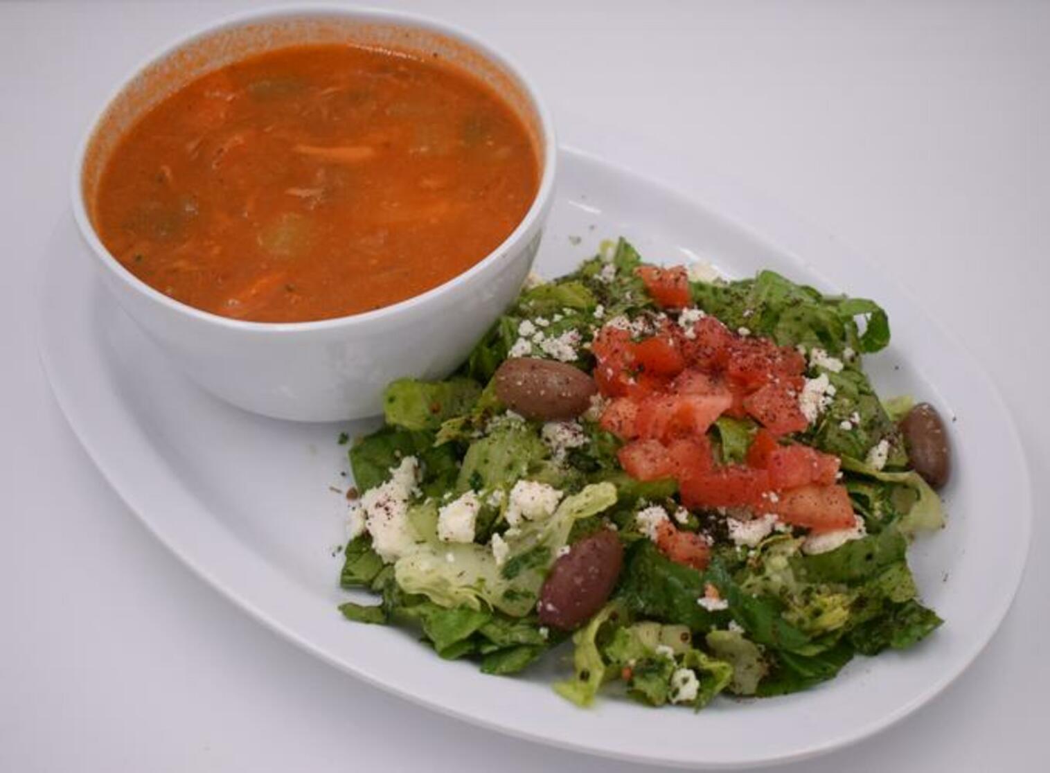 Order SOUP AND SALAD food online from Shiraz store, Louisville on bringmethat.com