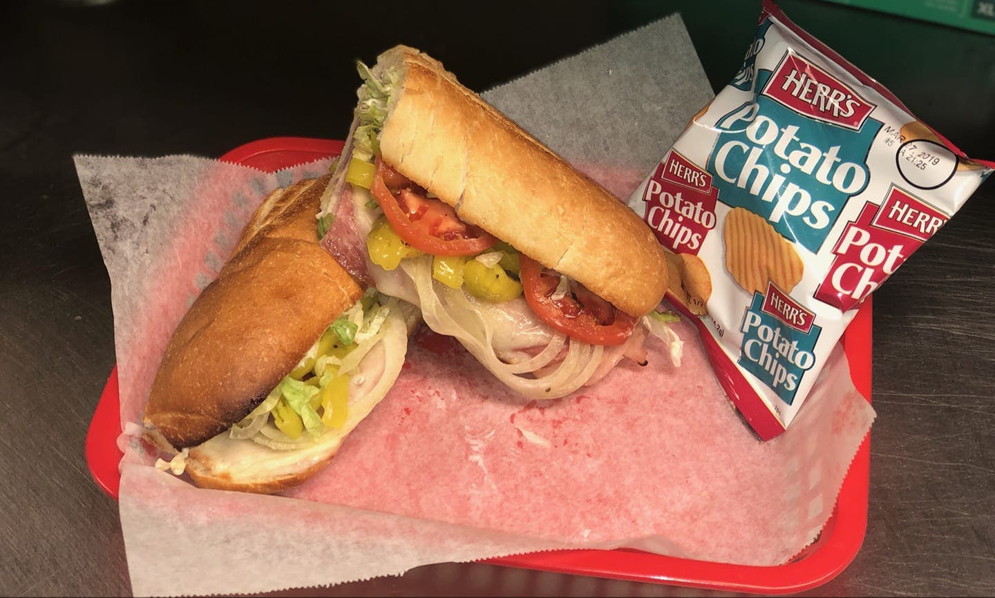 Order All American Sub - Small 8" food online from Andrea's Pizza store, Hampton on bringmethat.com
