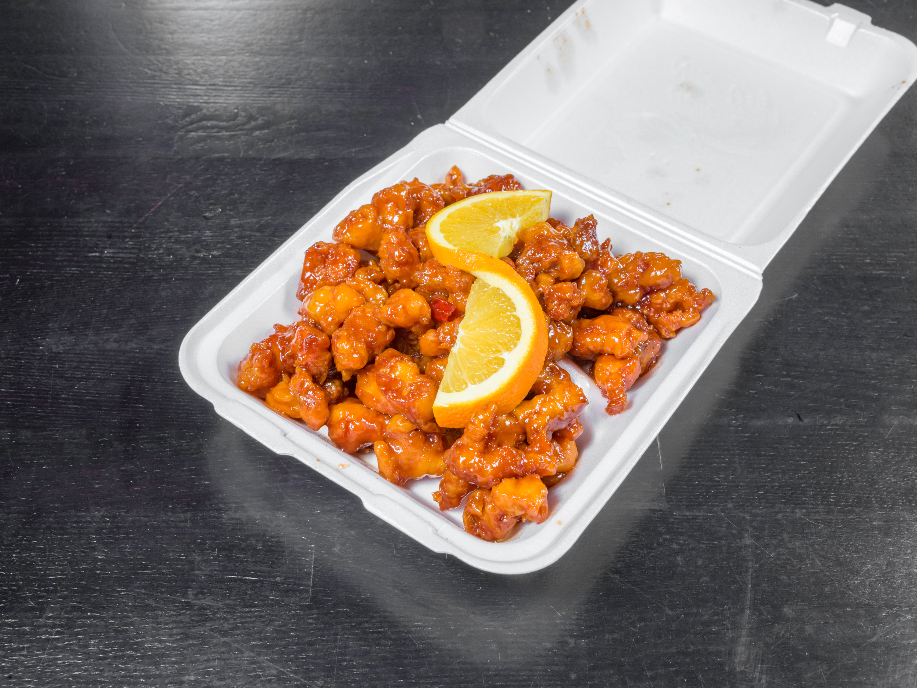 Order Orange Chicken Entree food online from Sushi Xuan store, Albuquerque on bringmethat.com