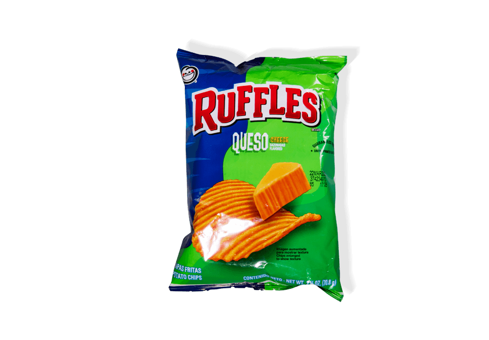 Order Frito Lay Ruffles Queso Chips 2.5oz food online from Wawa store, Holmes on bringmethat.com