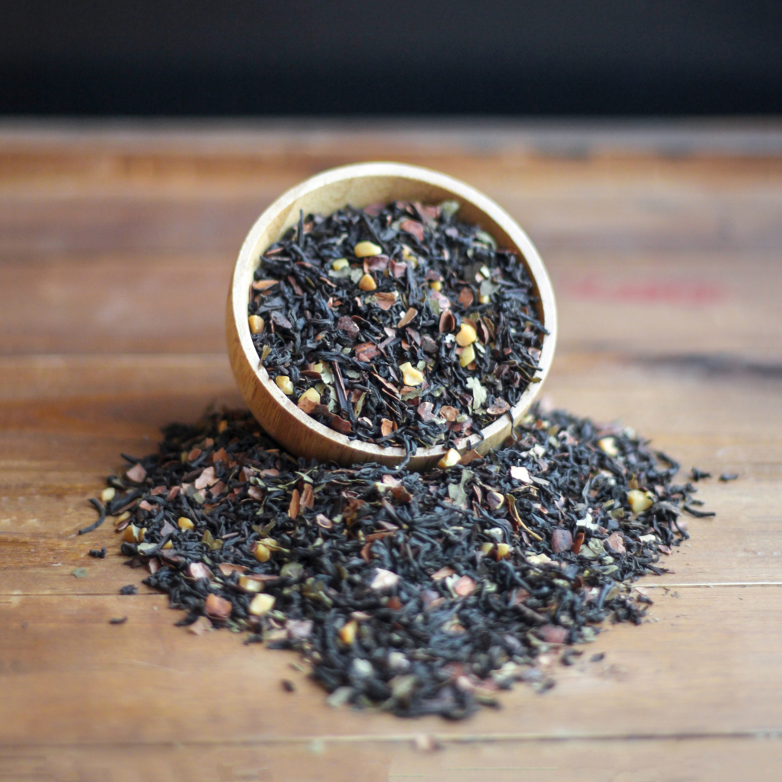 Order Toasted Bourbon Pecan Black food online from Fava Tea Company In Greenfield store, Greenfield on bringmethat.com