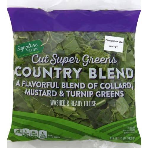 Order Signature Farms · Country Greens (10 oz) food online from Albertsons Express store, Kennewick on bringmethat.com