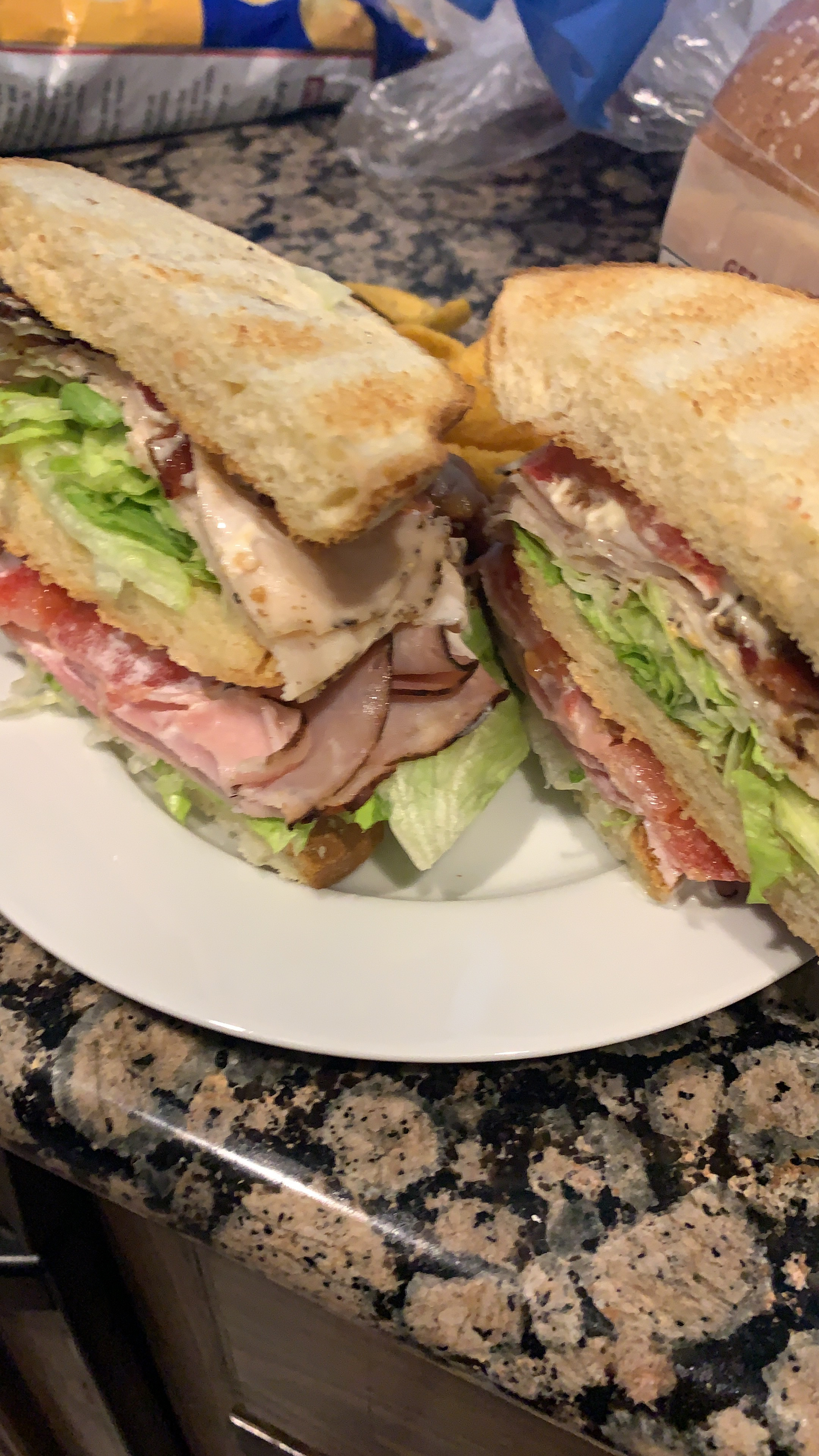 Order Heavy Hitter Club Sandwich food online from Weinbergers Deli store, Grapevine on bringmethat.com