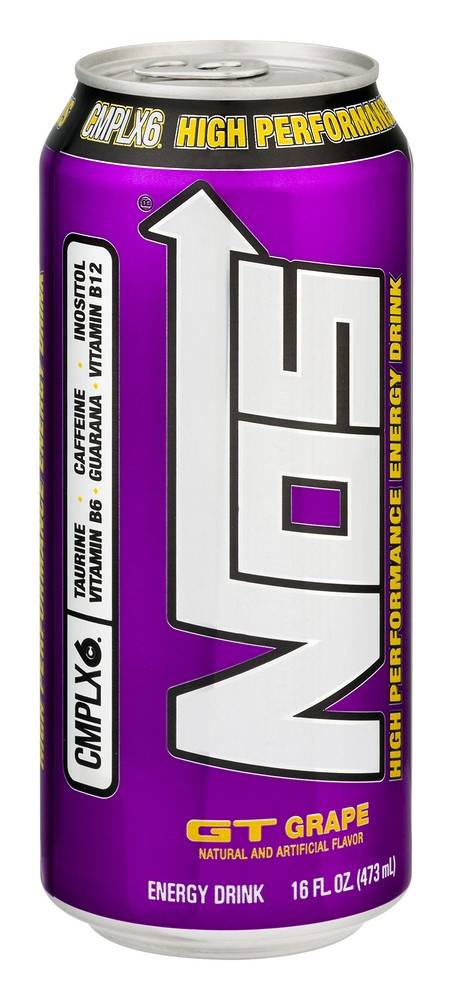 Order NOS High Performance Energy Drink Grape (16 oz) food online from Rite Aid store, READING on bringmethat.com
