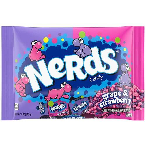 Order Nerds Halloween Candy, Small Bag Strawberry & Grape - 12.0 oz food online from Walgreens store, OLNEY on bringmethat.com